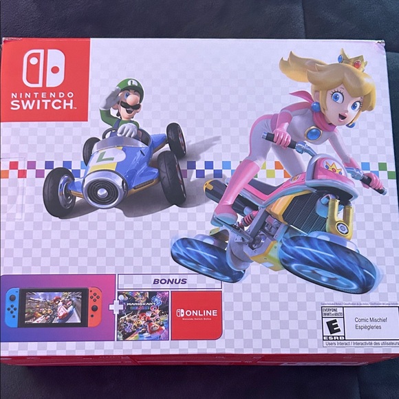 Nintendo Switch Game Box with Colorful Characters
